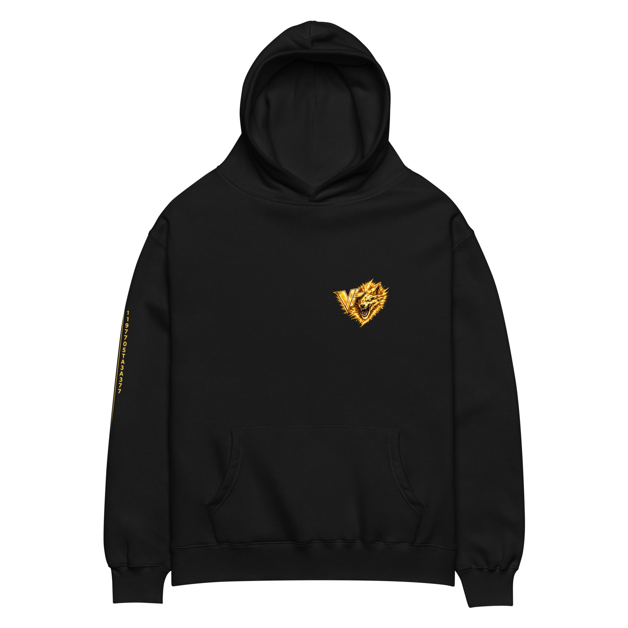Lone Code Gold Oversized Hoodie (Unisex) – Vastahanka Streetwear
