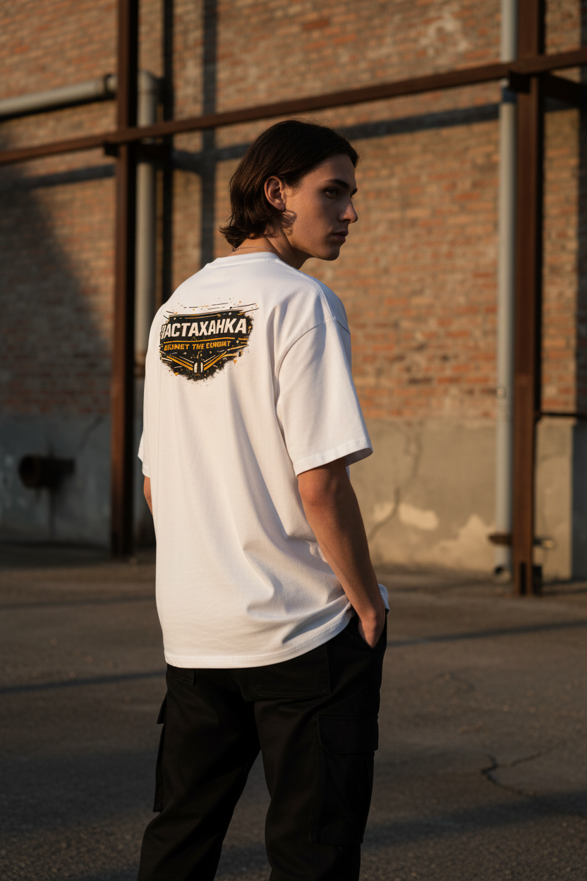 Against the Current t-shirt three-quarter back view